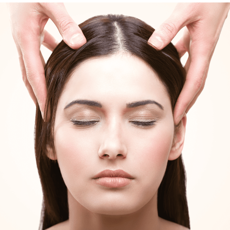 Relaxing head spa treatment at Unique Brows Threading